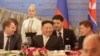 Pemimpin Korea Utara Kim Jong Un (tengah) saat berkunjung ke Rusia, pada 17 September 2023. (Foto: KCNA via KNS/AFP)