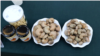 គ្រាប់ស្វាយចន្ទីរបស់កម្ពុជា ត្រូវបានដាក់បង្ហាញនៅក្នុងក្រសួងកសិកម្ម ថ្ងៃទី២៩ ខែ វិច្ឆិកា ឆ្នាំ២០២៣។ (ហ៊ុល រស្មី/វីអូអេ)