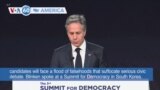 VOA60 America - Blinken warns of 'flood of falsehoods' in elections around the world