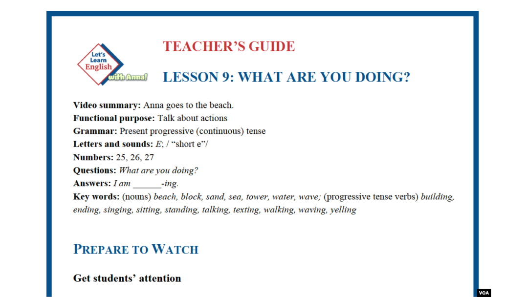 LLE-A Lesson 9