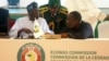 Bola Tinubu, chef de l'Etat du Nigeria et président en exercise de la de la Cedeao 