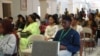 Des participants à la journée du Jeune africain à Washington, la capitale fédérale des États-Unis, le samedi 3 juin 2023. (Photo Nanythe Talani/VOA)