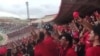Təbriz stadionunda milli şüarlar səsləndirilib