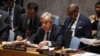 U.N. Secretary-General Antonio Guterres speaks during a U.N. Security Council meeting addressing the humanitarian crisis in the midst of conflict between Israel and Hamas, at U.N. headquarters, Dec. 8, 2023.