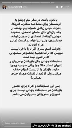 فساد در ورزش ایران، افشاگری درباره ووشو