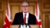 FILE: Britain's Prime Minister Keir Starmer speaks during a press conference at 10 Downing Street, London, Aug. 1, 2024.