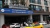 FILE - A visa application center of VFS Global in Istanbul, Turkey, Aug. 25, 2022. The U.S. State Department is working on a pilot program that would allow some work visa holders in the U.S. to renew their visas in the U.S., rather than travel to their home countries. 