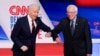 Unis contre Trump, Biden et Sanders s'écharpent sur leur passé