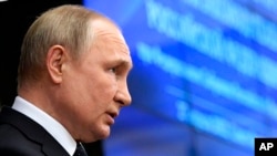Rusiya Prezidenti Vladimir Putin. Sankt-Peterburq. 27 aprel, 2022.
