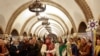 Masu Ibada Ranar Krismas a Kyiv, Dec. 25, 2022.