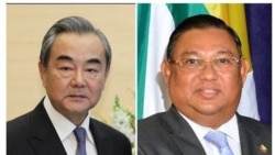 တရုတ်နိုင်ငံခြားရေးဝန်ကြီးနဲ့ မြန်မာစစ်ကောင်စီခန့် နိုင်ငံခြားရေးဝန်ကြီး ဦးဝဏ္ဏမောင်လွင် တွေ့ဆုံ