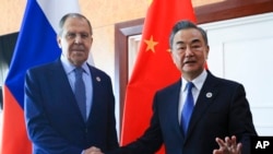 Ruski i kineski ministri vanjskih poslova, Sergej Lavrov i Wang Yi