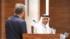 Američki državni sekretar Antony Blinken i katarski premijer i ministar vanjskih poslova Sheikh Mohammed bin Abdulrahman Al Thani prisustvuju konferenciji za novinare u Dohi, Katar, 24. oktobra 2024. godine.