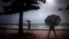 Suasana musim gugur di Pantai Manly di Sydney. 