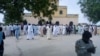 Vue de la devanture du palais royal de Dar-Ouaddaï N’Djamena, le 19 août 2019. (VOA Afrique/André Kodmadjingar).