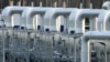 FILE - Pipes at the landfall facilities of the 'Nord Stream 2' gas pipline are pictured in Lubmin, northern Germany, Feb. 15, 2022.