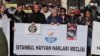 Ankarada heyvansevərlər etiraz aksiyası keçiriblər
