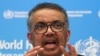 FILE - Director-General of the WHO Tedros Adhanom Ghebreyesus speaks during a news conference on the novel coronavirus in Geneva, Switzerland, Feb. 11, 2020.