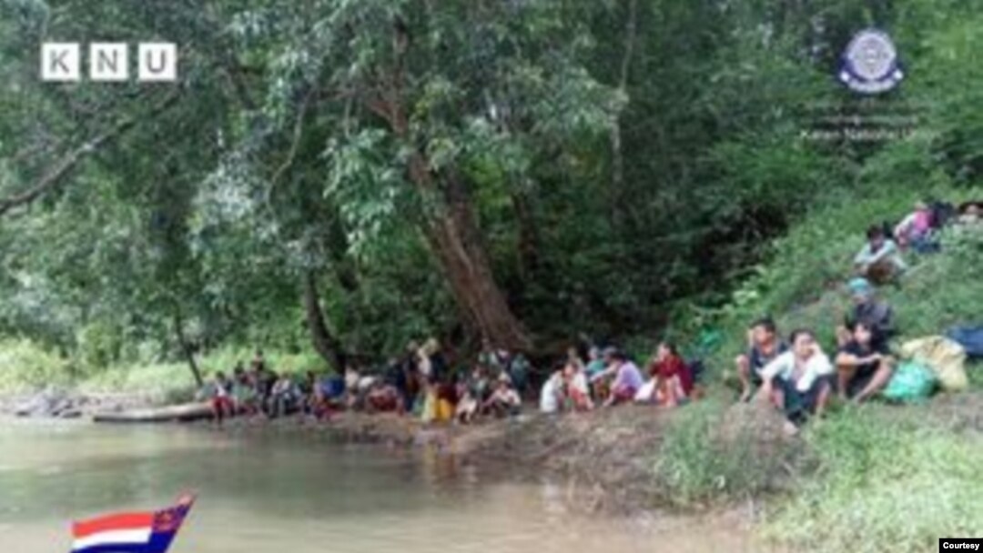 ဥကရစ်ထ ကရင်. စစ်ရှောင်ပြည်သူများ။ (ဇွန် ၃၀၊ ၂၀၂၂၊ ဓာတ်ပုံ KNU)