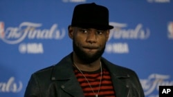 LeBron James à Oakland, Californie, le 12 juin 2017.