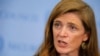 FILE - U.S. Ambassador to the United Nations Samantha Power 