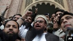 د جماعت الدعوه ډلې مشر حافظ سعید، چې ملګرو ملتونو نړیوال ترهګر نومولی.