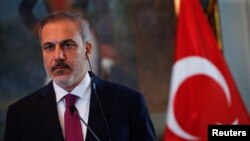 FILE PHOTO: Turkish Foreign Minister Hakan Fidan visits Venezuela