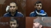 Чотири головні підозрювані у скоєнні нападу на розважальний центр у Красногорську під Москвою: Далерджон Мірзоєв, Саідакрамі Муродалі Рахабалізода, Шамсідін Фарідуні і Мохаммадсобір Фаізов.