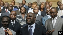 Laurent Gbagbo et son gouvernement