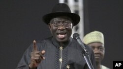 Shugaba Goodluck Jonathan na Najeriya