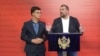 Danilo Šaranović i Dragan Krapović, poslanici Demokratske Crne Gore u crnogorskom parlamentu