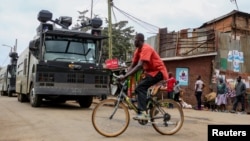 Le bidonville de Kibera à Nairobi, Kenya, le 7 août 2017.
