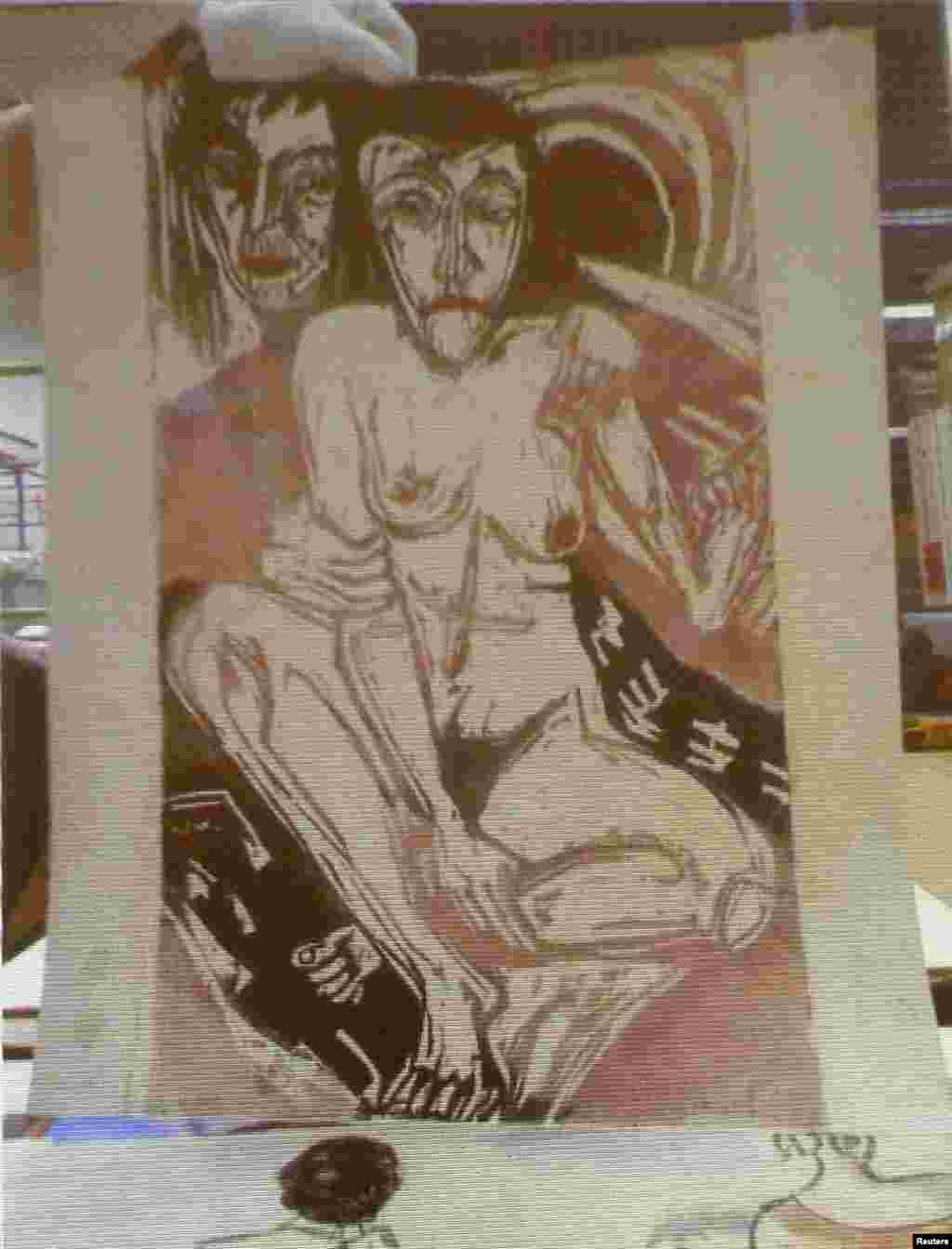 A formerly unknown picture by German artist Ernst Ludwig Kirchner entitled "Melancholic Girl" was found in a Munich apartment in 2011.
