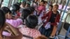"We are Students. Respect our rights " လက်ပတ်ဖြူ လှုပ်ရှားမှု- သတင်းဓာတ်ပုံ Credit to- ကိုဆောင်းခ FB လူမှုကွန်ရက်စာမျက်နှာ။