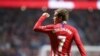 Antoine Griezmann après son but contre Rayo Vallecano, Espagne, 28 août 2018