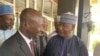 Babban editan Sashen Hausa na Muryar Amurka Aliyu Mustaphan Sokoto tare&nbsp;shugaban EFCC Ibrahim Magu