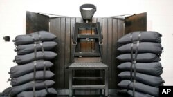ARCHIVES - Chambre d'exécution à la prison de l'Etat de Utah à Draper
