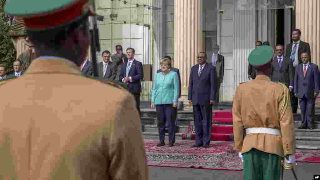  ቻንስለር ጀርመን ኣንገላ መርከል ኣብ ኢትዮጵያ ናይ ሓደ መዓልቶ መገሻ ፈጺመን