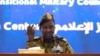 Le porte-parole du Conseil militaire de transition soudanais, le lieutenant général Shamseddine Kabbashi, lors d'une conférence de presse à Khartoum, le 7 mai 2019.