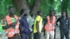 FILE - Members of self-defense groups are seen guarding a school at Fotokol, Cameroon. (M.E. Kinzeka/VOA)