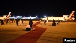 À l'aéroport de Abuja, au Nigeria, le 14 mai 2016. 