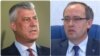 President of Kosovo Hashim Thaci and prime minister of Kosovo Avdullah Hoti
