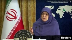 İran hökumət sözçüsü Fatimə Mühacirani