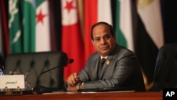 Le président sortant égyptien Abdel Fattah Al-Sissi à Sharm el-Sheikh, Egypte, 29 mars 2015. 