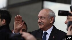 سەرۆکی پارتی گەلی کۆماری " جەهەپە " و کاندیدی سەرۆکایەتی هاوپەیمانی نیشتیمانی تورکیا، کەمال کلیچدارئۆغلو