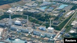 Suasana di sekitar PLTN Daiichi Fukushima diambil dari udara, 31 Agustus 2013 (Foto: dok). 