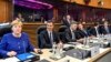 Лидеры европейских стран в Брюсселе во время обсуждения за круглым столом проблемы иммиграции
