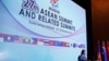 Malaysian Foreign Minister Anifah Aman speaks to the media during the 27th Association of Southeast Asian Nations (ASEAN) summit at the Kuala Lumpur Convention Center in Kuala Lumpur, Malaysia, Nov. 18, 2015. 
