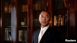 资料照片：中国流亡商人郭文贵。