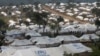 Tents stretch out in all directions at the Mahama refugee camp in Rwanda.